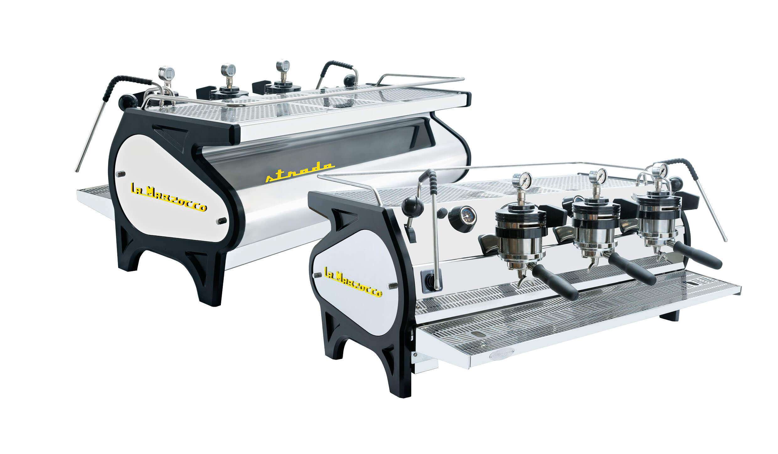 La Marzocco coffee machine on a white background