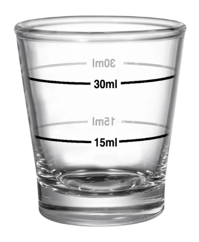 30ml Espresso Shot Measure Glass – Barista Precision Tool
