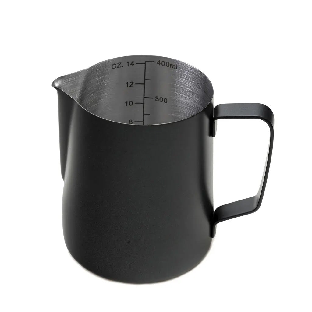 The Blind Coffee Roaster Black Milk Jug 400ml