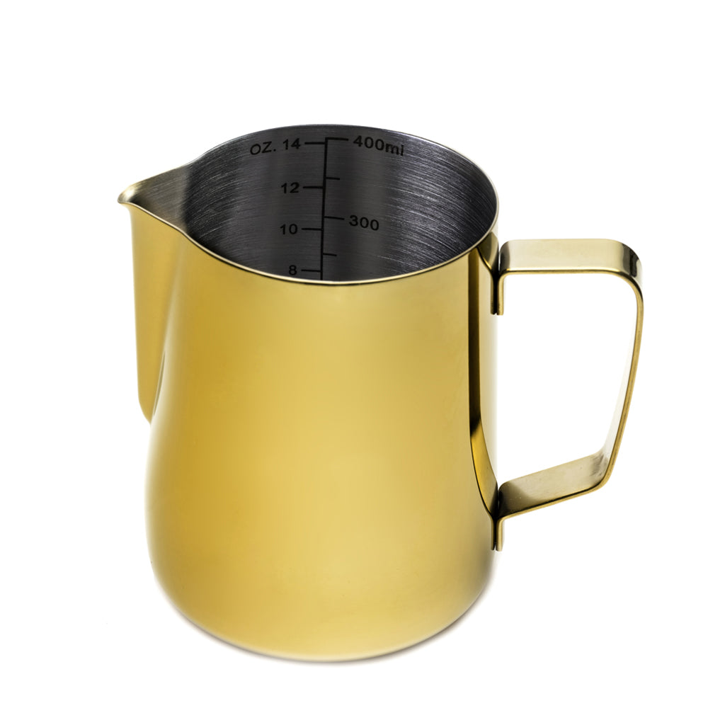The Blind Coffee Roaster Gold Milk Jug 400ml