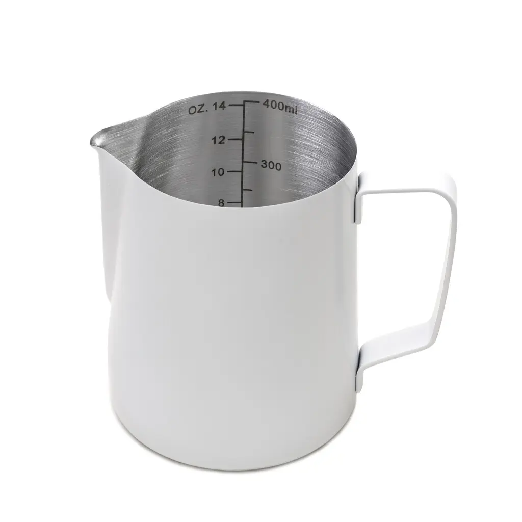 Barista Progear 600ml White Milk Jug Stainless steel milk frothing pitcher