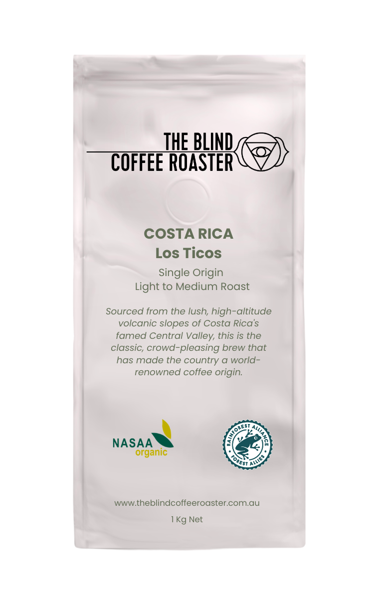 COSTA RICA Los Ticos - Organic Single Origin Light to Medium Roast