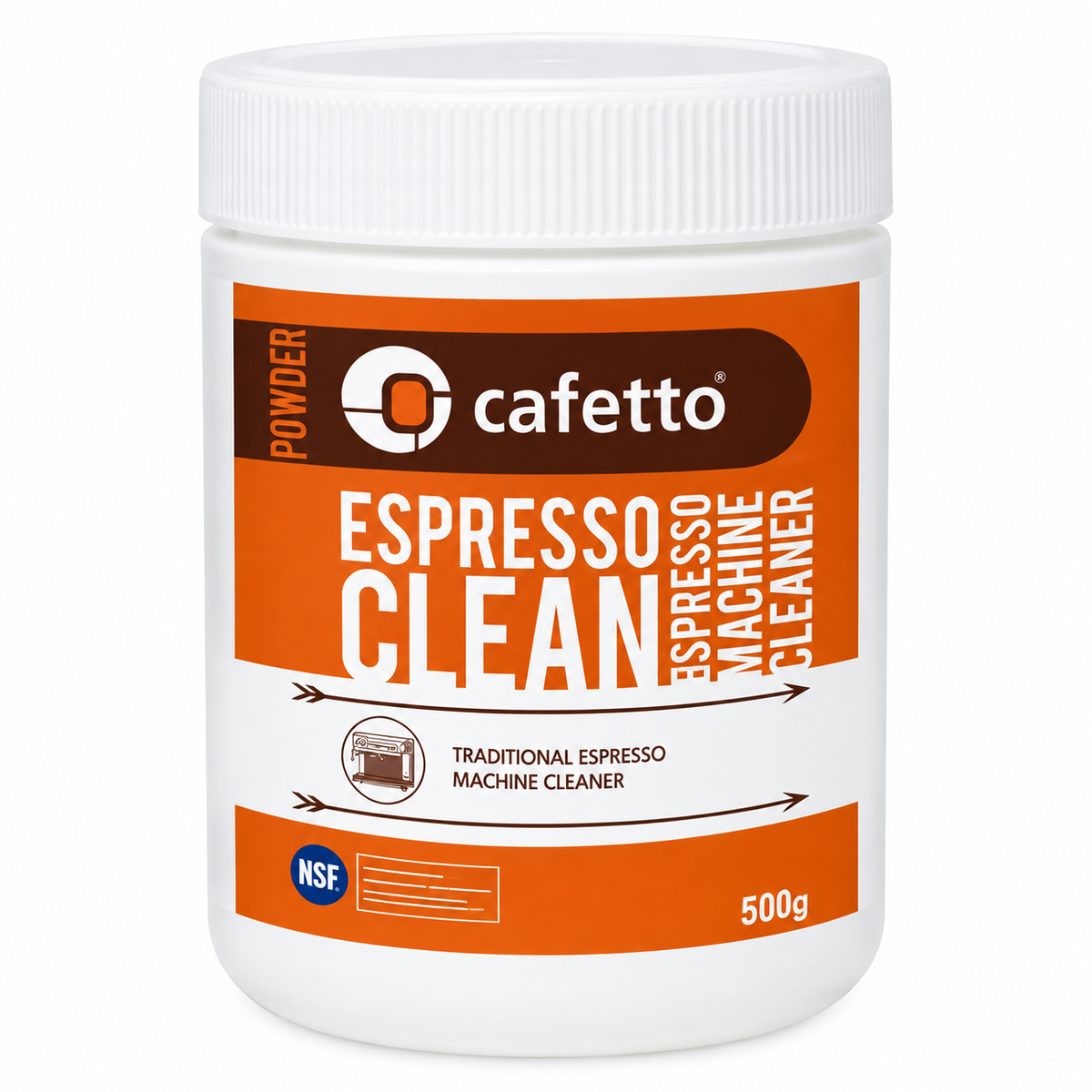 Cafetto Espresso Clean Espresso Machine Cleaning Powder 500g