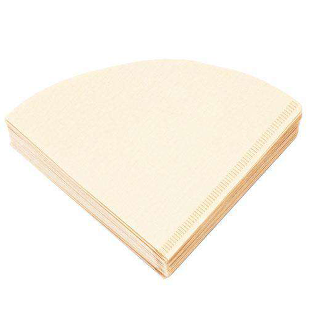 100 Pack Natural Filter Paper for 1 Cup Drippers